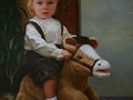 Детский портрет на коне 100х70см.х.м. 2008г.