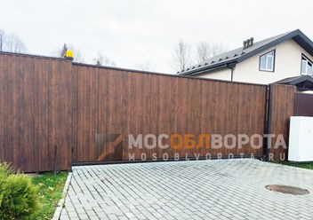 Откатные ворота с электрорприводом CAME