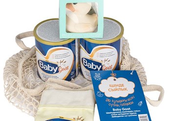 Baby Goat -сухая адаптированная молочная смесь на основе натурального молока швейцарских козочек 2*400 грамм