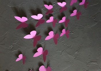 Объемные 3д бабочки на стену НАБОР БАБОЧЕК АЛИСА
Комплект 20 шт. http://frodecal.com.ua/kupit-nabor-babochek/nabor-babochek-alisa