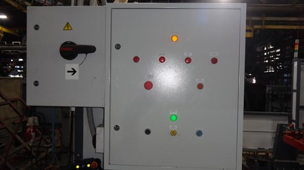 Электротехнический шкаф управления роботизированным комплексом собственного производства
