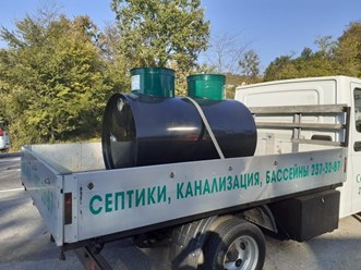Характеристики септика Био:
&#128204; Степень очистки стоков: 75-80%
&#128106; Количесво пользователей: 3-5 человек
&#128207; Диаметр: 960 мм
&#128207; Длина: 1500 мм
⚖ Вес: 45 кг