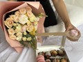 Букет и набор из клубники в шоколаде