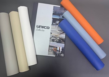 Unico
Ширина полотна – 140 см ± 2 см.
Толщина – 1,4 ± 0,15 мм.
Плотность – 550 гр.м2 ± 30 гр.м2.
Состав - 25% силикон; 39% ЭКО ПУ; 29% п/э; 7% хлопок.
Устойчивость к истиранию – 200000