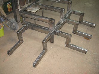 Металлокаркас крыльца разборный