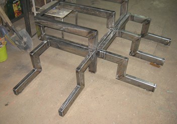 Металлокаркас крыльца разборный