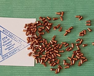 заклепка медная гост