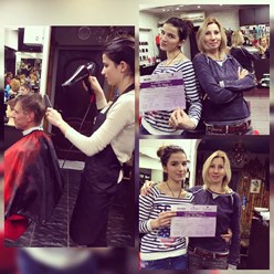 Обучение мужским стрижкам, на курсах парикмахеров в учебном центре Asta-La-vista.