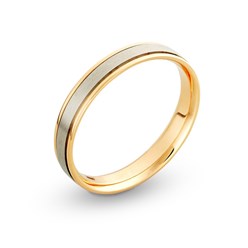 Обручальное кольцо с матовой поверхностью