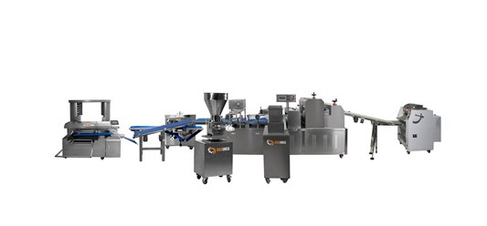 Линия UNI COMPACT для производства изделий из слоеного, сдобного, песочного, дрожжевого, слоено-дрожжевого и кислого теста. Полная комплектация (можно приобрести и базовую комплектацию)