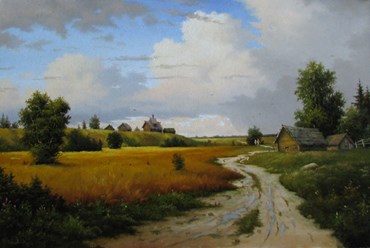 Проселок. 
холст/масло 50х70см