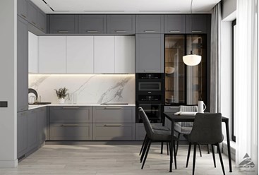 Фото угловой кухни