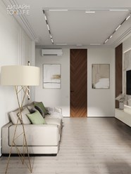 Интерьер гостиной в ЖК «Grand View»