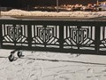 Секция ограждения с колесами