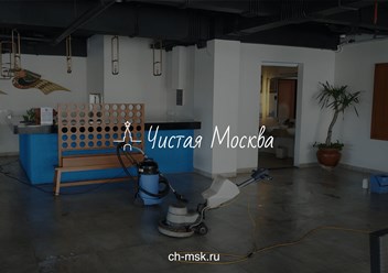 Размывка пола роторной машиной в Москве