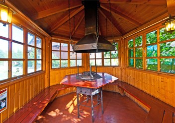 Беседка с мангалом