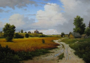 Проселок. 
холст/масло 50х70см