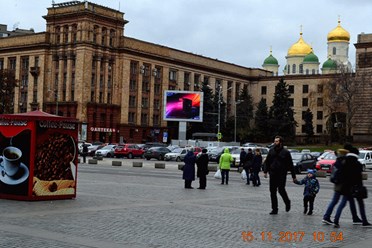 Видеоборд на пл.Героев Майдана | www.videoboards.com.ua