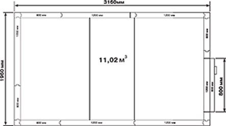 камеры из сэндвич-панелей