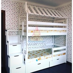 Детская двухъярусная кровать Двушка 4.0