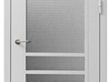 Дверь металлическая техническая остекленная, с защитными полосами ДМПО 01