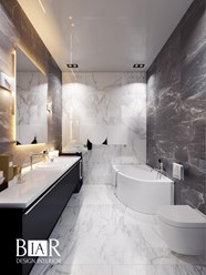 Дизайн ванны квартиры в Астане. Жк Британский квартал
