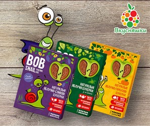 Натуральное лакомство Bob Snail
без сахара и без консервантов
100% натуральный продукт
изготовлено из свежих продуктов 
https://vkusnyashky.com/ru/konfety-i-pastila