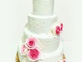 Свадебный торт с цветами