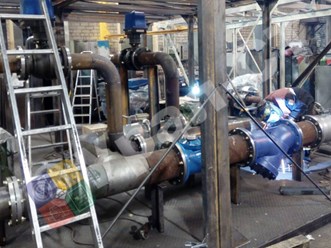 Монтаж трубопроводной обвязки блочной насосной станции