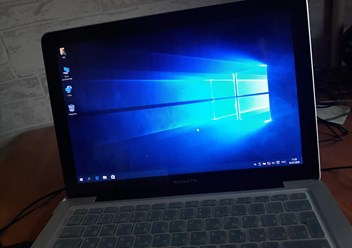 Установленная ОС Windows 10 Pro x64 (готовая к работе) На ноутбук производителя  Apple.