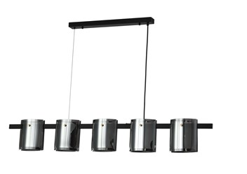 Люстра ZORTES RONY — это современный акцент, где строгий черный профиль встречается с мягким светом стеклянных плафонов. Её лаконичный дизайн сканди или хай-тек идеален для гостиной, столовой или спал