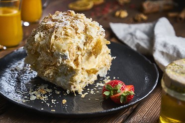 Наполеон - Воздушное пирожное из слоёного теста с заварным кремом | https://gotovitmama.ru/deserty/napoleon.html