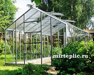 Теплицы из стекла и алюминиевого профиля