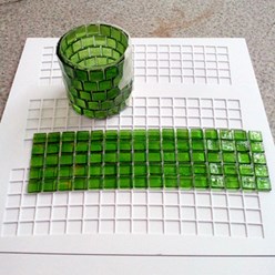 матрица для выкладки камней, аппликация стеклом, мозаика, форма для мозаики