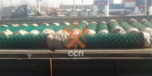 Изготовление нестандартной сетки Рабица в ПВХ из толстой проволоки