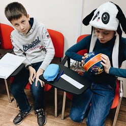 Детки проходят обучение