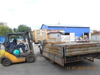 Погрузка на складе