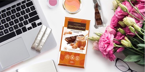 Разработка дизайна упаковки шоколада Коммунарка