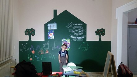 Магнитно-грифельная стена