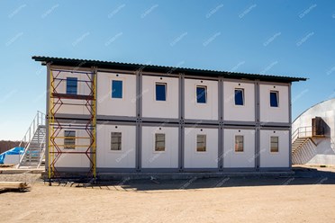 Модульное здание офисного назначения. Заказчик - ООО «Эста Констракшен», 2018.