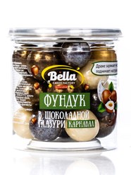 Хрустящие орехи фундука, укутанные в нежную молочную шоколадную глазурь, создают гармоничное сочетание текстур и вкусов. Каждый кусочек просто тает во рту, даря непередаваемое ощущение уюта и радости.