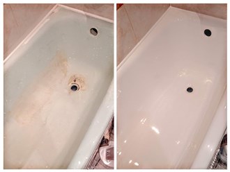 Реставрация чугунной ванны акрилом в Саратове. 346839