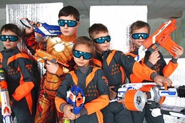 Nerf-тир - групповая стрелялка. Безопасно и весело.