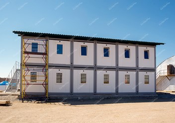 Модульное здание офисного назначения. Заказчик - ООО «Эста Констракшен», 2018.