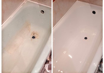 Реставрация чугунной ванны акрилом в Саратове. 346839