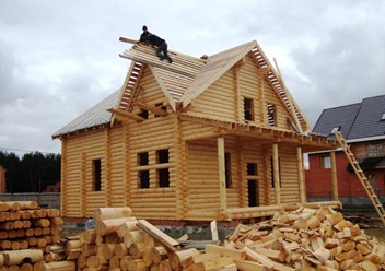 Строительство дома из рубленного бревна во Владимирской области