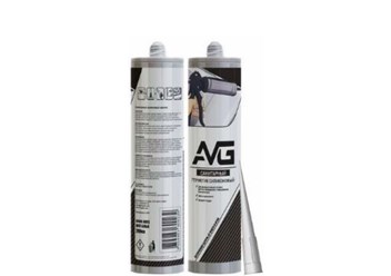 AVG Герметик силиконовый санитарный. Белый и прозрачный