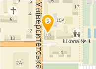 Донецк ул университетская карта