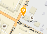 Касимовское шоссе карта