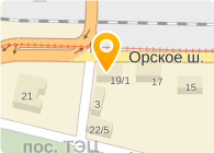 Орск вокзальное шоссе карта
